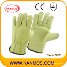 Промышленная безопасность Свинья зерна Драйвер кожаные рабочие перчатки (22201)